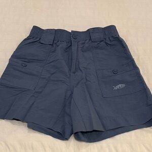 AFTCO Boys Navy Cargo Shorts